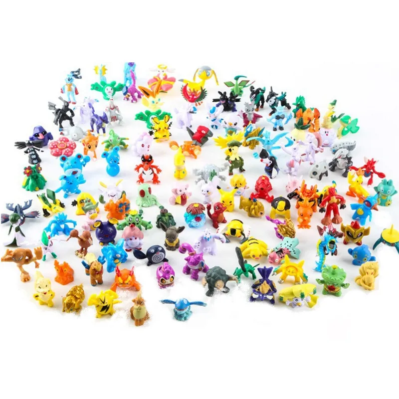 Kids Toys Idea - 2-3 ซม.Pokemon อะนิเมะรูป Pikachu น่ารัก Action