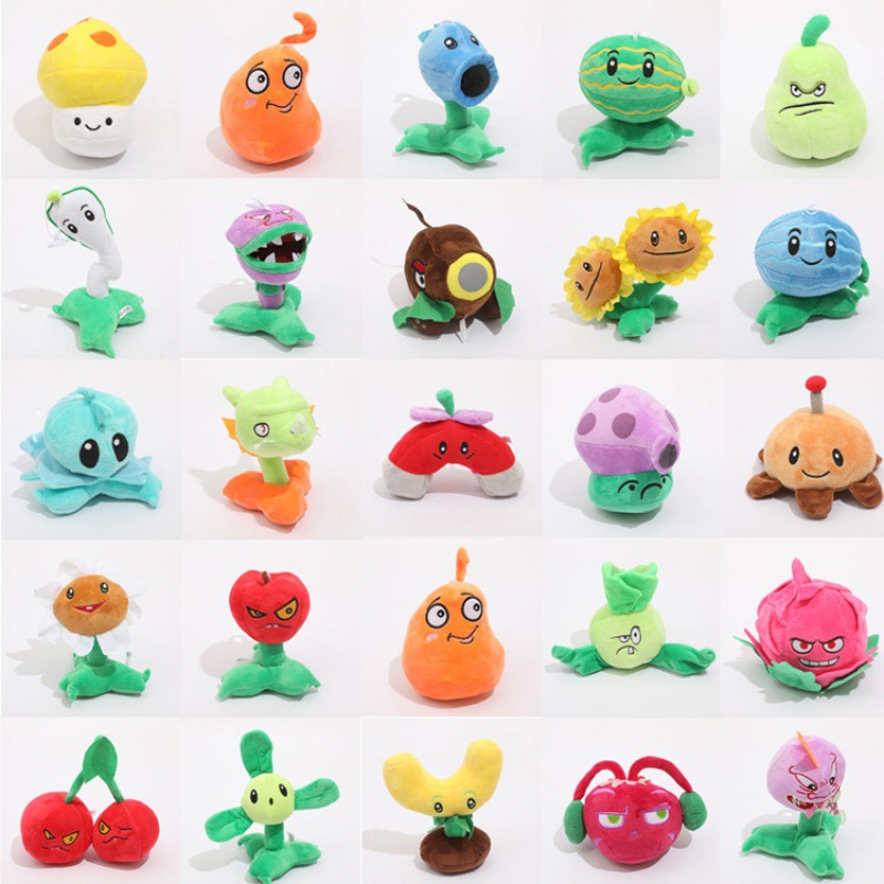 Kids Zombie Toys - พืชVs Zombies Plushของเล่น 13-20 ซม.PVZพืชPeashooter Sunflowerตุ๊กตาของเล่นตุ๊กตาของขวัญของเล่นสําหรับเด็กเด็ก