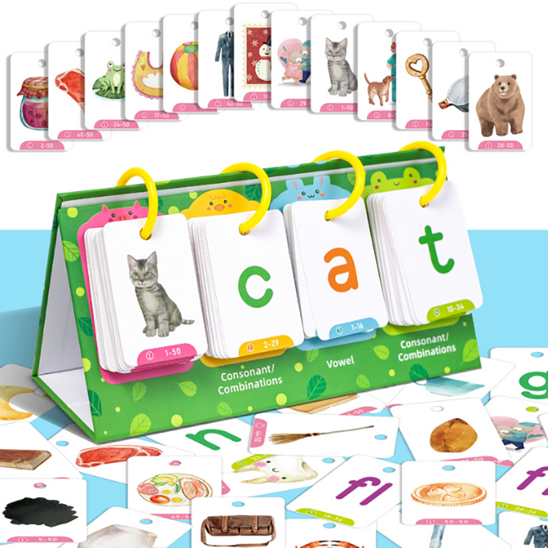 Kids Toys List - เด็ก Montessori ภาษาอังกฤษ Word Lists การ์ด