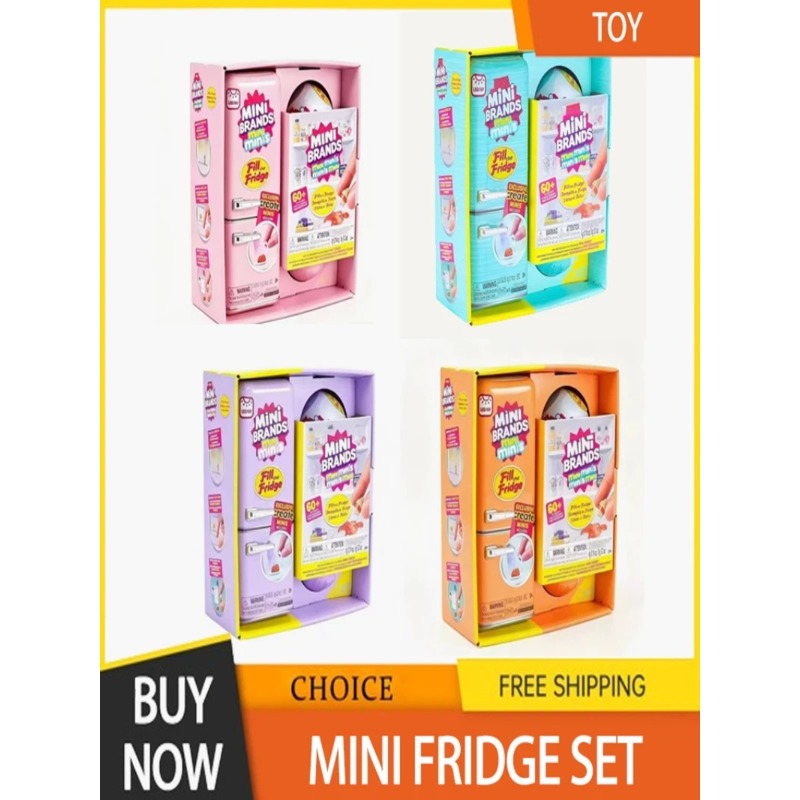 Kids Toys House - ชุดตู้เย็นจิ๋ว Original Fill The Fridge Mini