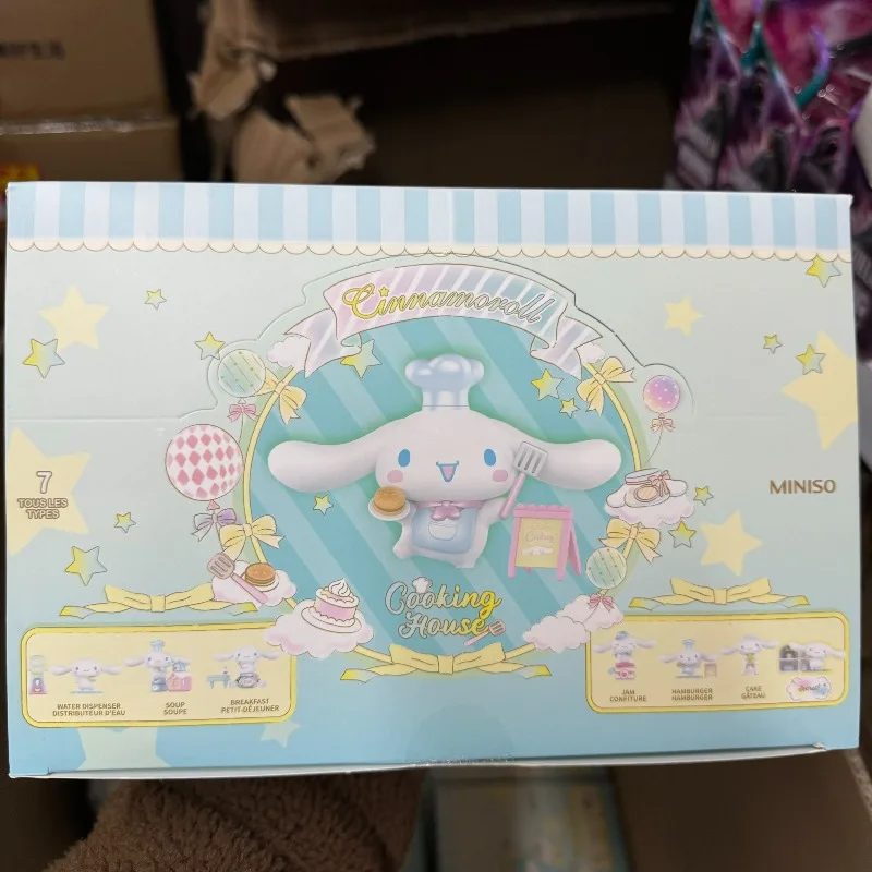 Kids Toys House - กล่องสุ่มของเล่นซินนามอโรล ครัวการ์ตูนสุดน่ารัก ของสะสมฟิกเกอร์อนิเมะ ของเล่นโมเดลตกแต่ง ของขวัญวันเกิดสำหรับเด็ก