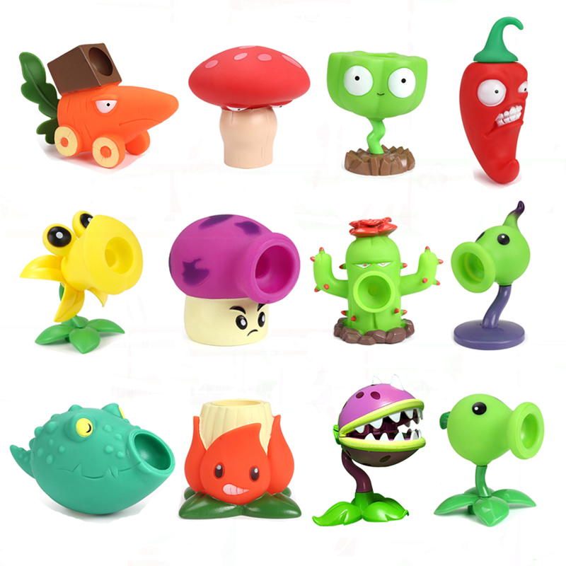 Kids Zombie Toys - ใหม่พืช VS Zombies อะนิเมะตัวเลข PVZ ของเล่นกาวนุ่ม