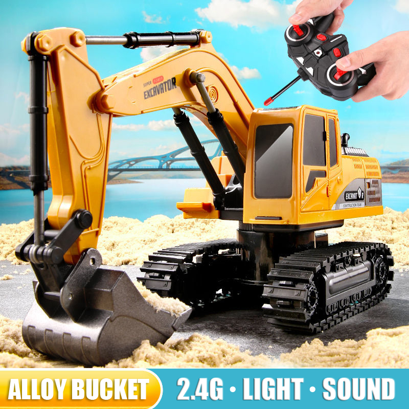 Kids' Toys Channel - RC Excavator 2.4 Ghz 6 ช่อง