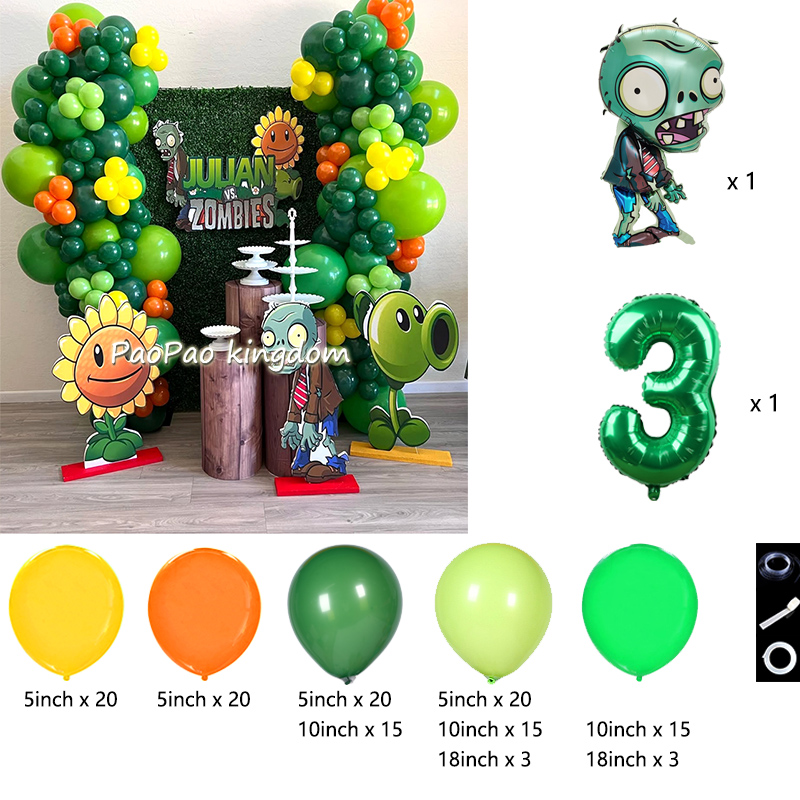 ชุดลูกโป่งการ์ตูนพืชปะทะซอมบี้ - Kids Zombie Toys บทวิจารณ์และราคา