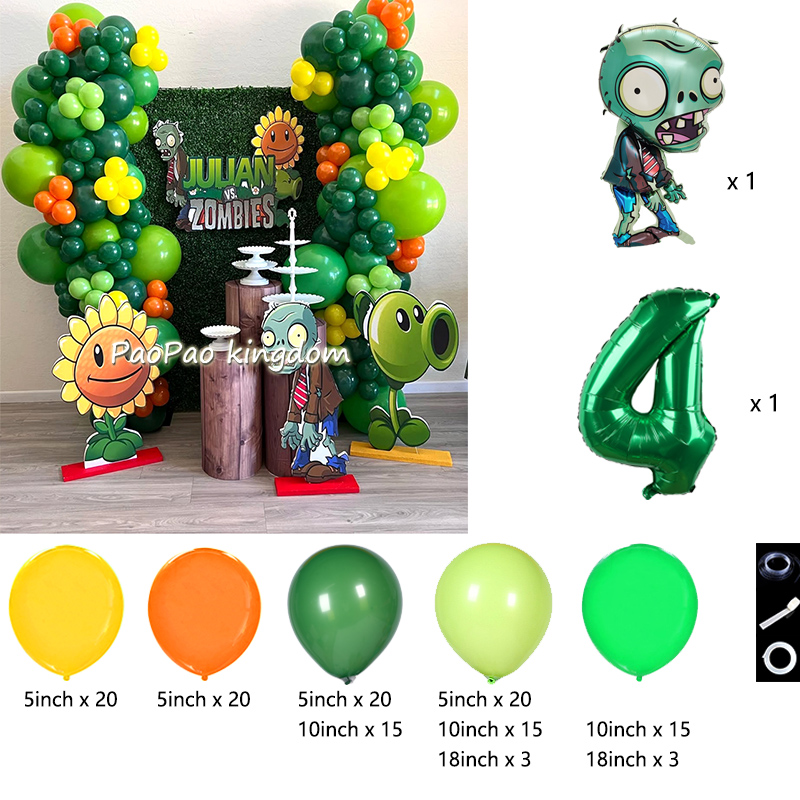 ชุดลูกโป่งการ์ตูนพืชปะทะซอมบี้ - Kids Zombie Toys บทวิจารณ์และราคา