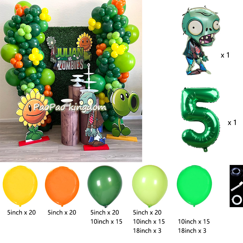 ชุดลูกโป่งการ์ตูนพืชปะทะซอมบี้ - Kids Zombie Toys บทวิจารณ์และราคา