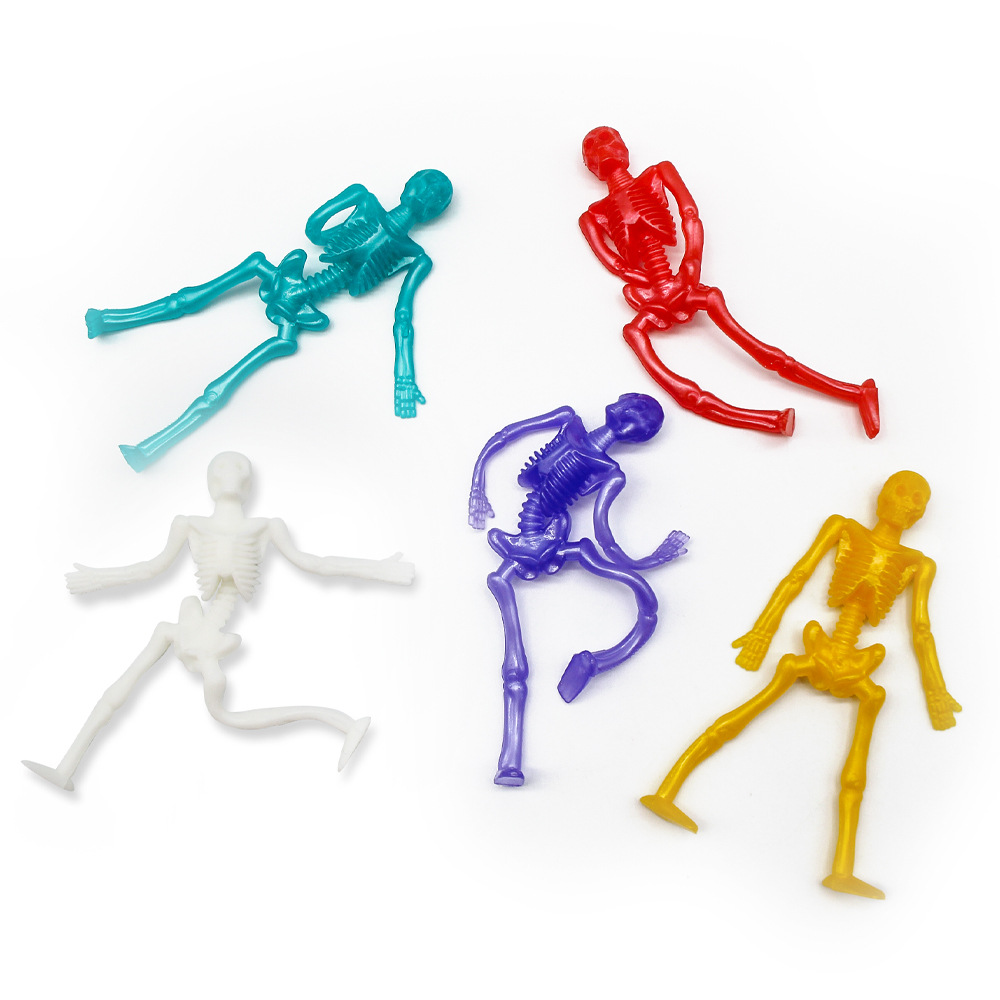 15/25PCS ยืด Skeleton Man Part - Kids Zombie Toys บทวิจารณ์และราคา
