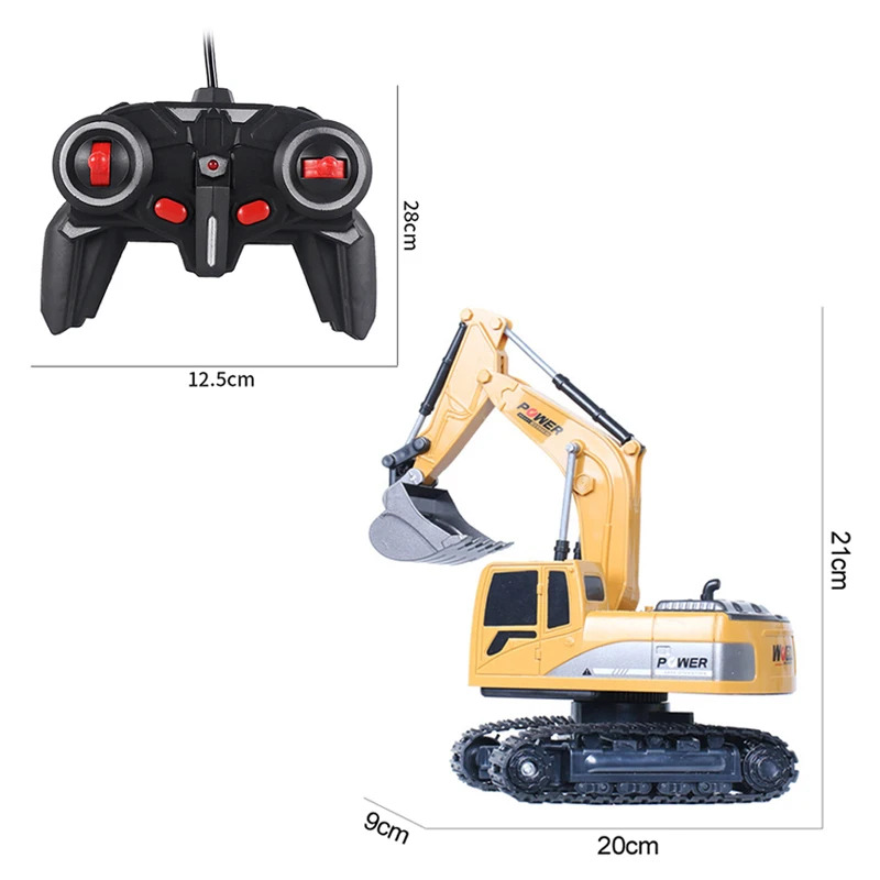 รถขุดบังคับวิทยุ 2.4Ghz 6 ช่อง - Kids' Toys Channel บทวิจารณ์และราคา