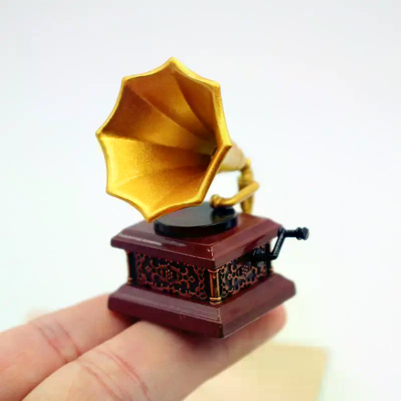 โมเดลเครื่องเล่นแผ่นเสียงวินเท - Kids Toys House บทวิจารณ์และราคา