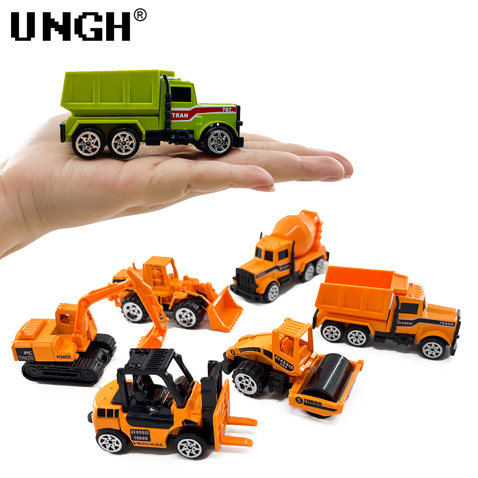 UNGH 6ชิ้นล้อแม็กD Iecastวิศวก - Kids Toys Under $10 บทวิจารณ์และราคา