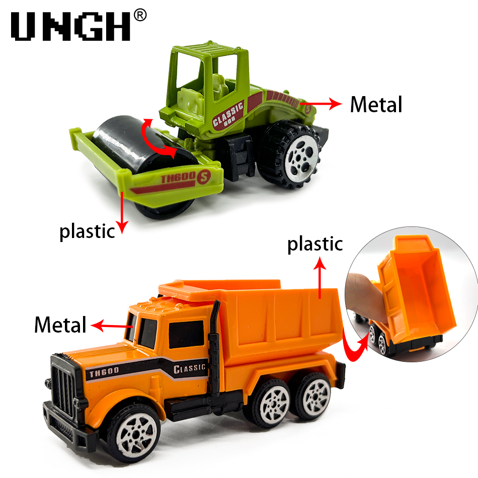 UNGH 6ชิ้นล้อแม็กD Iecastวิศวก - Kids Toys Under $10 บทวิจารณ์และราคา