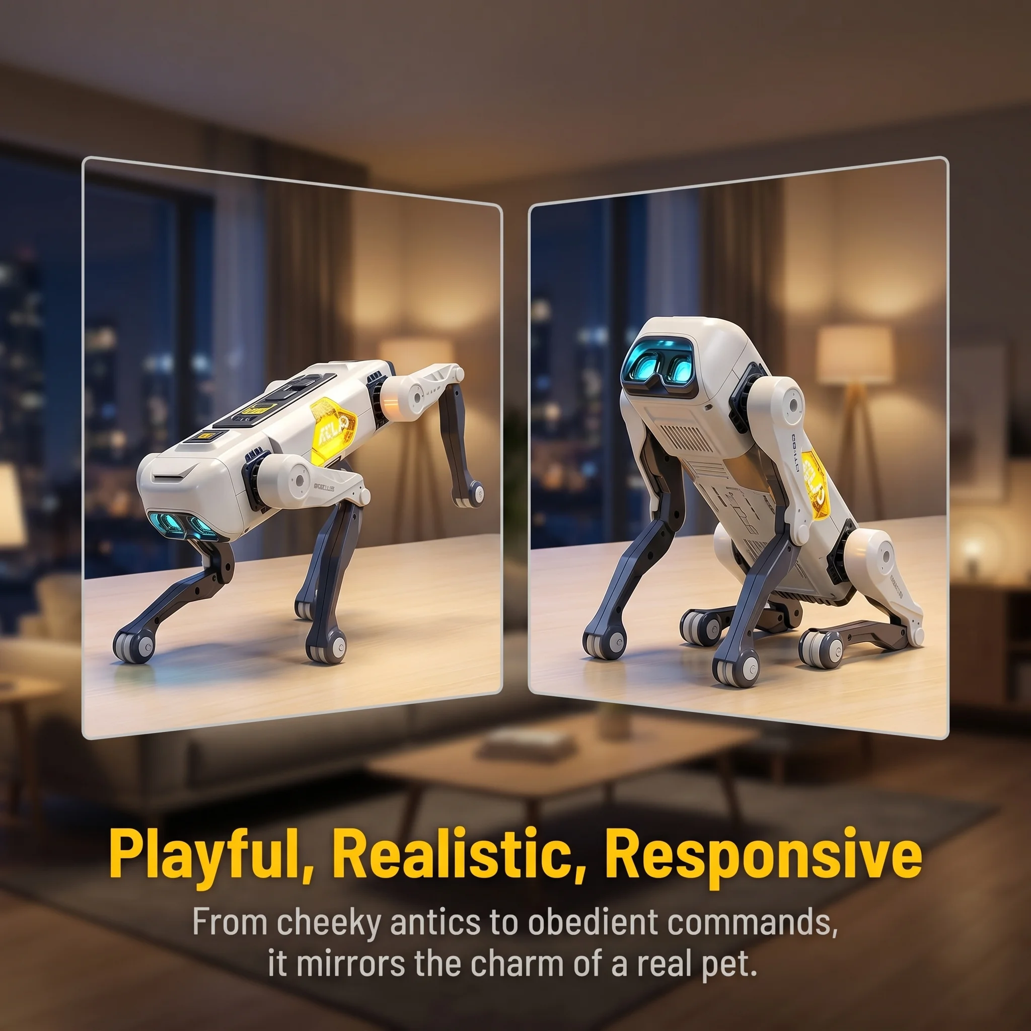 หุ่นยนต์สุนัขอัจฉริยะ AI ควบคุ - Kids Toys Idea บทวิจารณ์และราคา