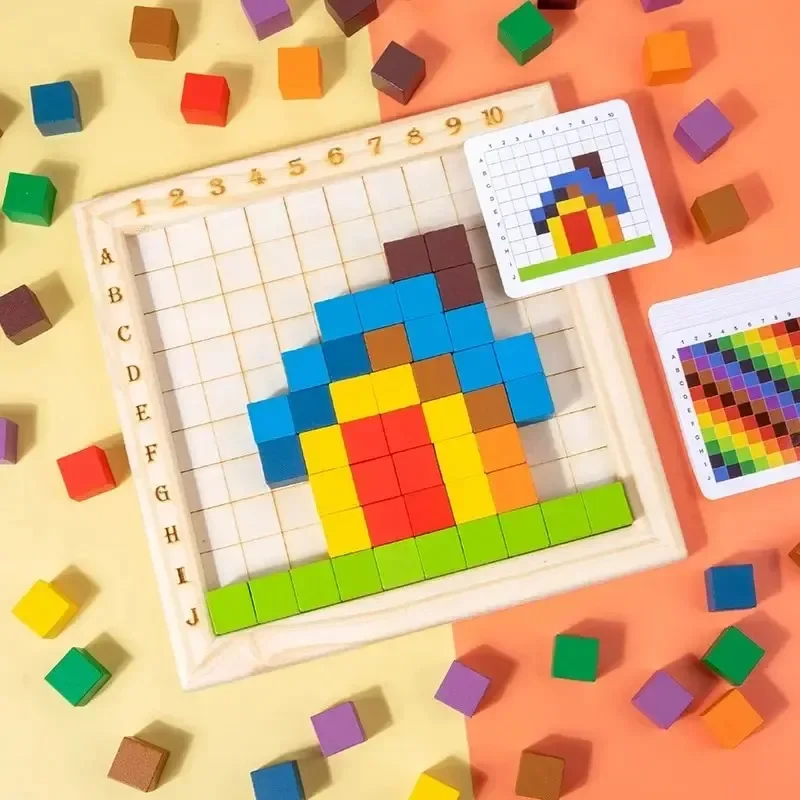 มอนเตสซอรี่ บล็อกไม้เสริมพัฒนา - Kids Toys Under $10 บทวิจารณ์และราคา