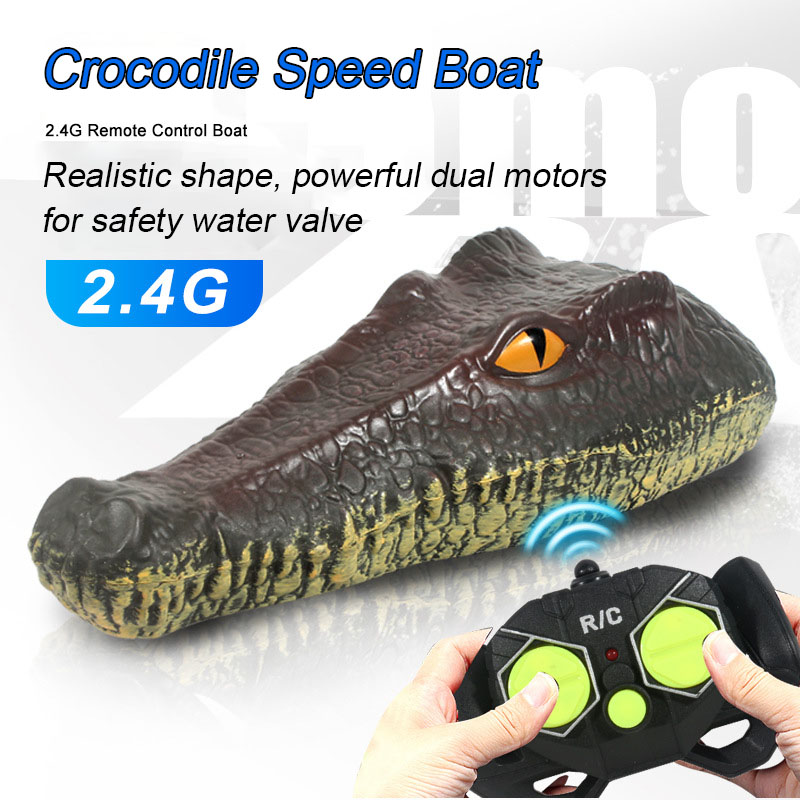 จระเข้สมจริงและเรือ RC Python  - Kids Toys Under $10 บทวิจารณ์และราคา