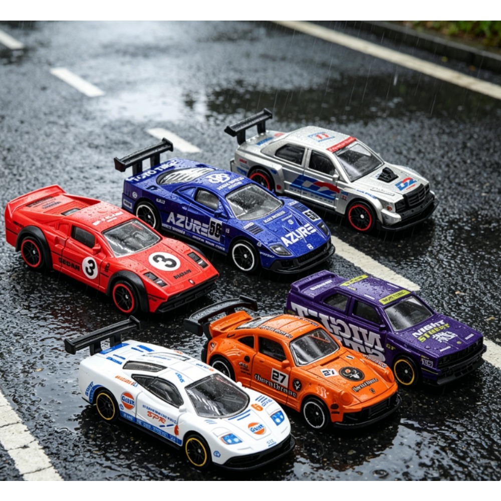 ชุดรถแข่งโลหะผสมสไตล์เรโทร 6 ค - Kids Toys Amazon บทวิจารณ์และราคา
